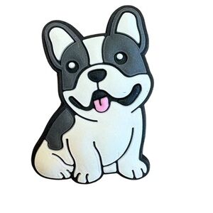 Boston Terrier Dog Croc Charm